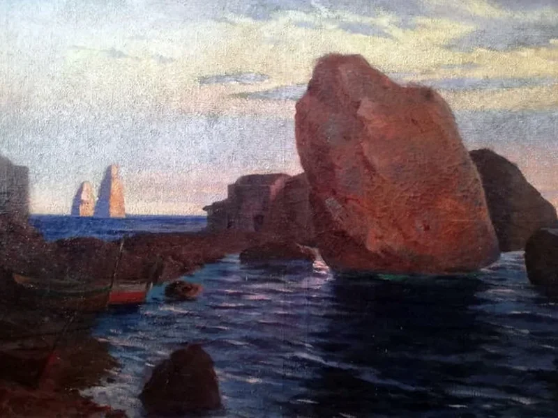 1854-Frans Hermesdorf - Costa di Capri
